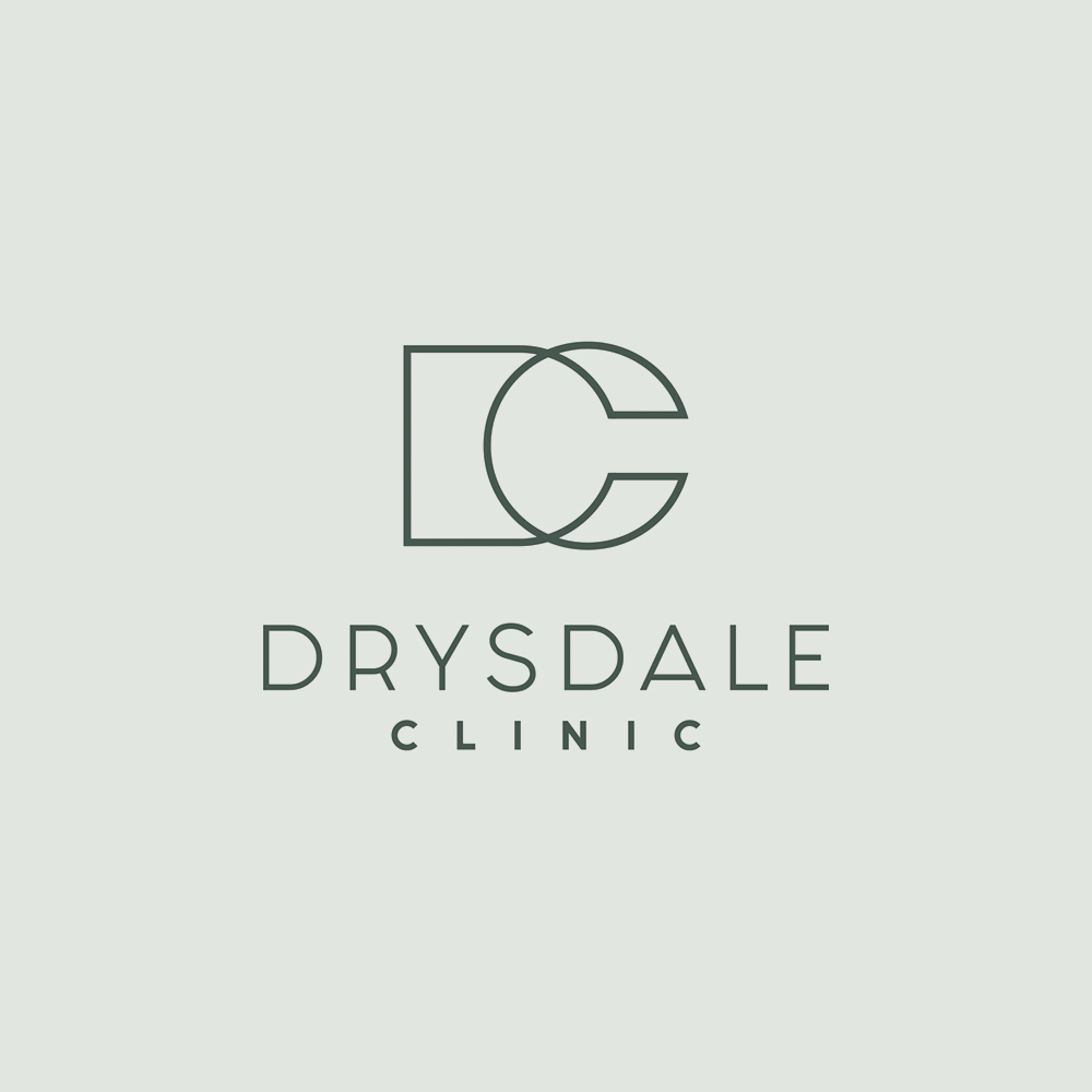 Drysdale Clinic logo on light green background